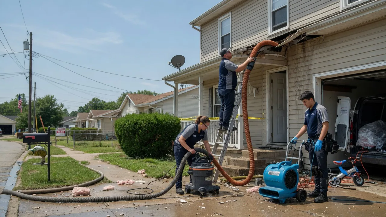 Water Damage Restoration in Champaign, IL near me